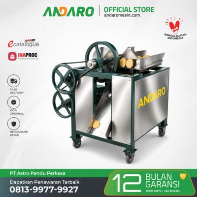 Mesin Perajang Kerupuk Lontongan & Keripik Tempe Otomatis