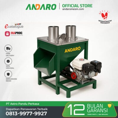 Mesin Perajang Porang MRP-500 | Kapasitas 500 Kg/Jam