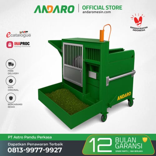Mesin Perajang Tembakau 500 Kg:Jam ANDARO