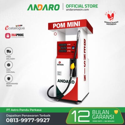 Mesin Pom Mini Digital MPBD-1NOZZLE | Pompa Bensin Single Nozzle