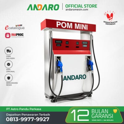 Mesin Pom Mini Digital MPBD-2NOZZLE | Pompa Bensin Double Nozzle - Image 2