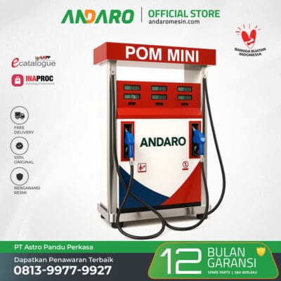 Mesin Pom Mini Digital MPBD-2NOZZLE | Pompa Bensin Double Nozzle