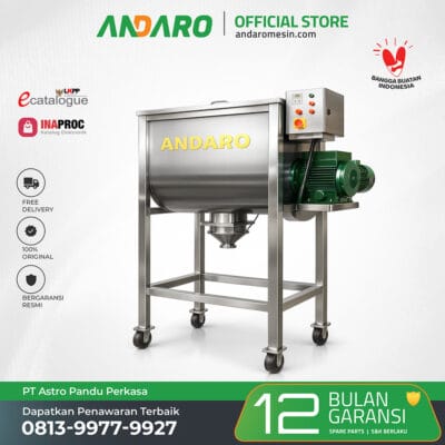 Mesin Ribbon Mixer | Pengaduk Tepung Powder