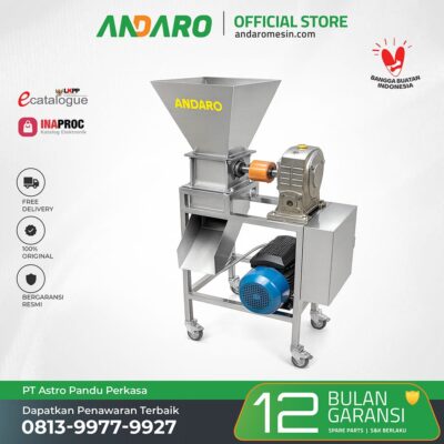 Mesin Shredder Pencacah Kain dan Plastik 2HP Andaro
