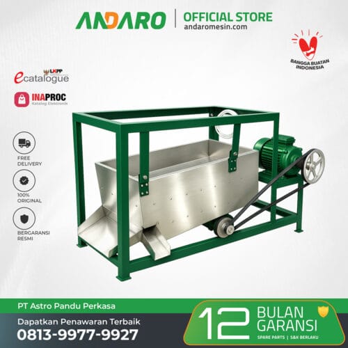 Mesin Sieve Pengayak Rumput Laut ANDARO