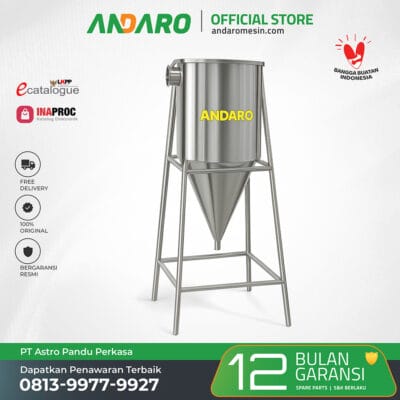Mixer Powder Vertikal | Mesin Pengaduk Serbuk & Tepung