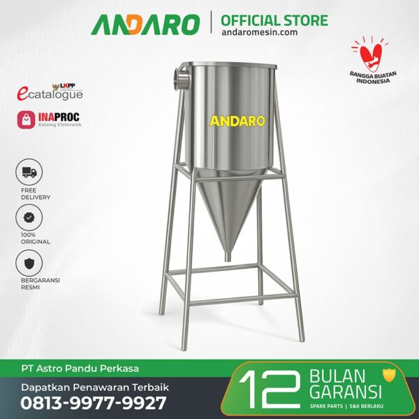 Mixer Powder Vertikal | Mesin Pengaduk Serbuk & Tepung
