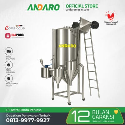 Spray Dryer Stainless Steel Mesin Pengering Semprot Bubuk
